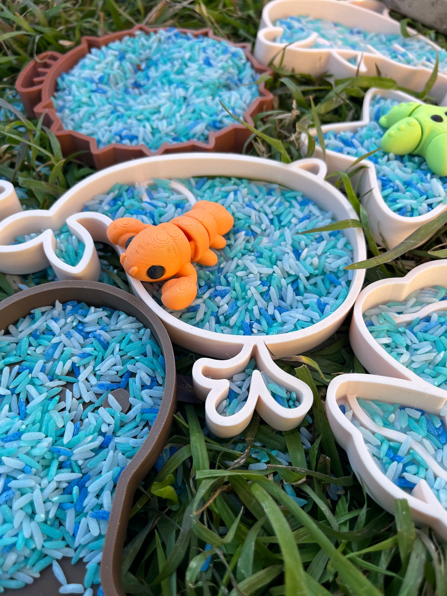 Small Sensory Tray - Ocean Creatures