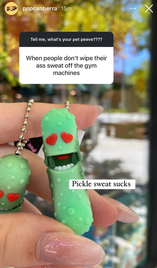 Pickle keychain
