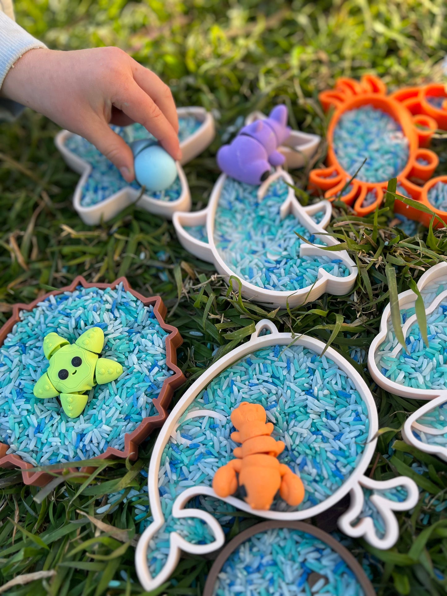 Small Sensory Tray - Ocean Creatures