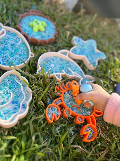 Small Sensory Tray - Ocean Creatures