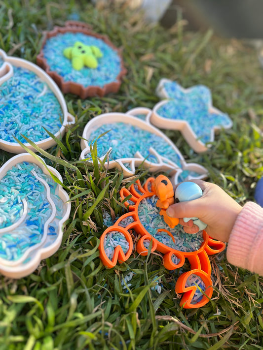 Small Sensory Tray - Ocean Creatures