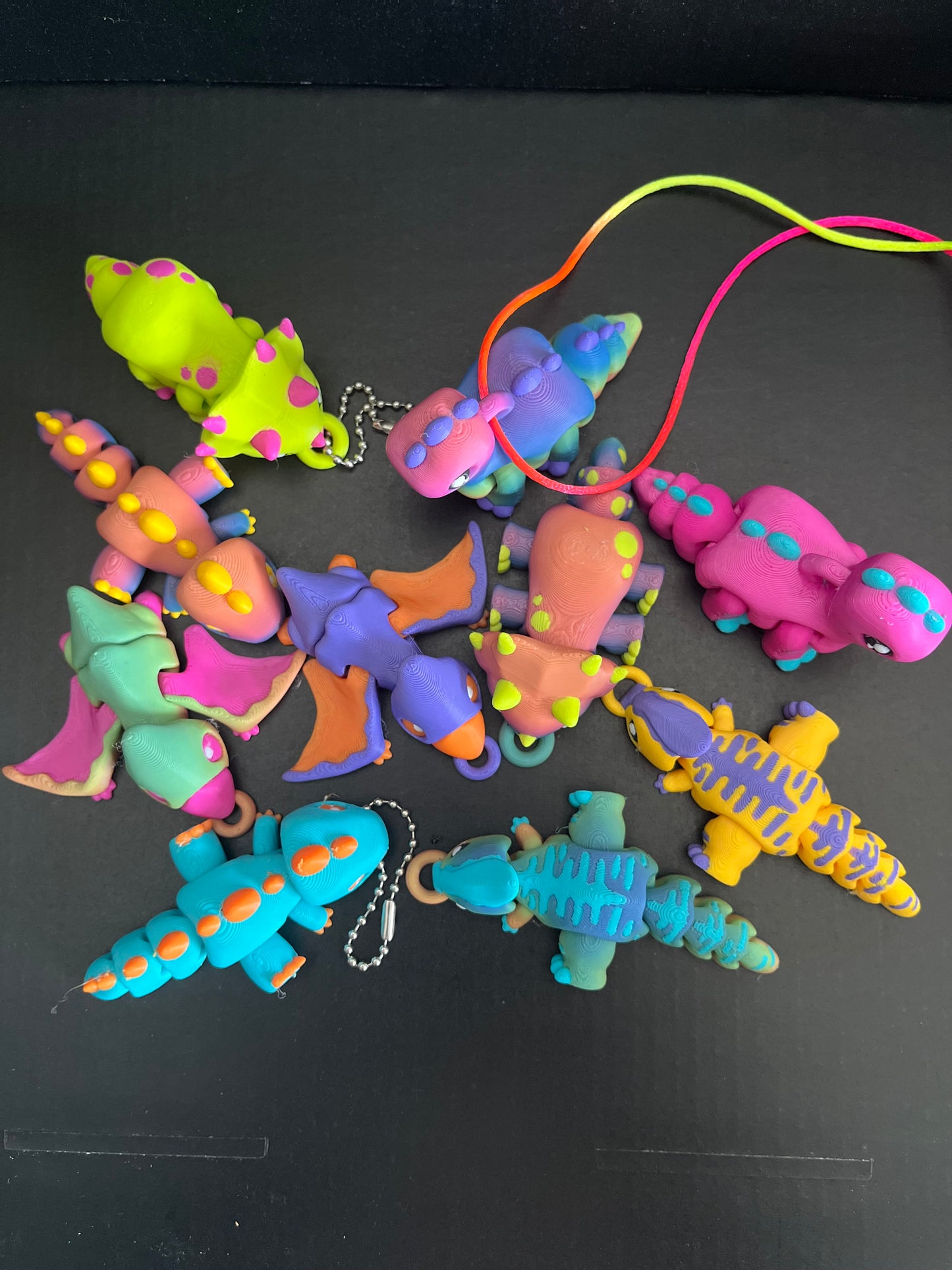 Darling dinosaurs keychain/necklace